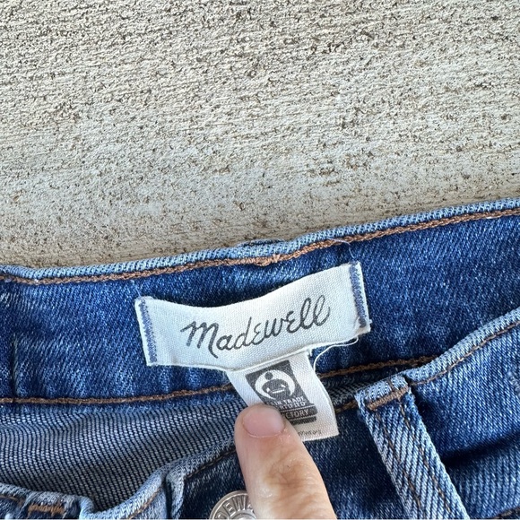 Madewell “Slim Wide Leg Crop” Jeans Size 27 - Picture 3 of 4